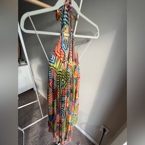 Alice + Olivia Halter multi-colored dress Size 0